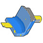 VDI30 CUT OFF HOLDER TYPE 2 H=26 mm L=48 mm RIGHT HAND